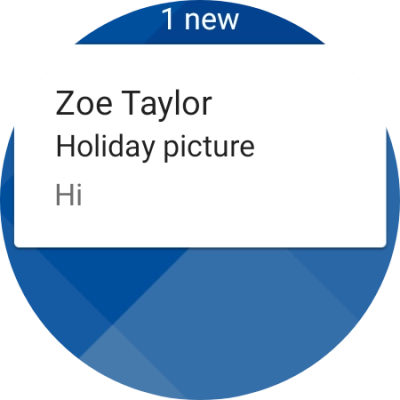 Press the required email message to read it. Press the required email message to read it.