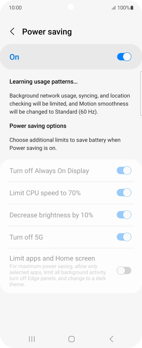 Press the Home key to return to the home screen. Press the Home key to return to the home screen.