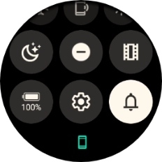 Press the Do Not Disturb icon to turn the function on or off. Press the Do Not Disturb icon to turn the function on or off.