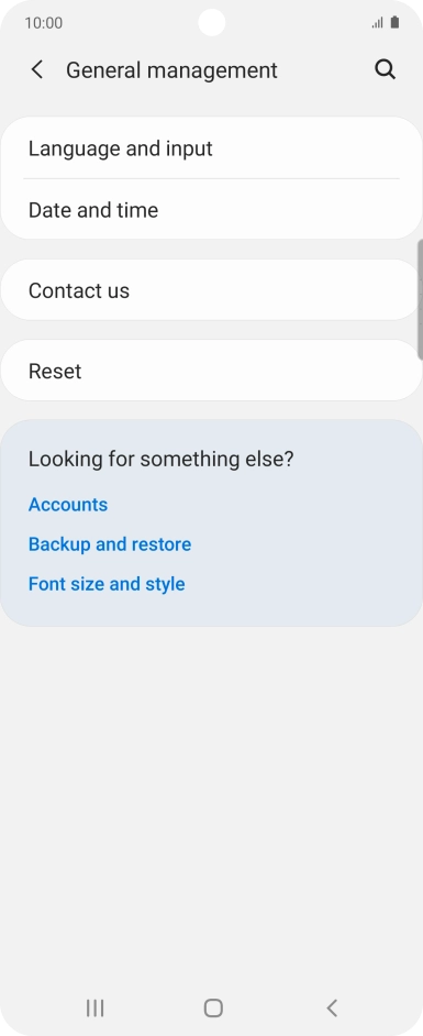 Press Reset. Press Reset.