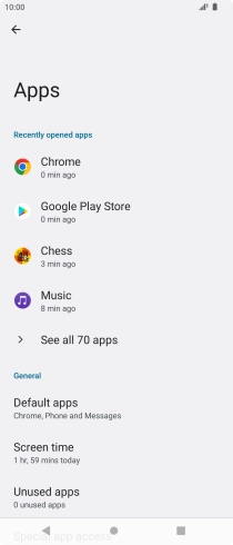 Press See all apps. Press See all apps.