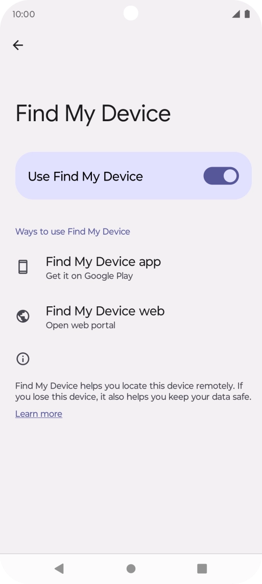 Press the Home key to return to the home screen. Press the Home key to return to the home screen.