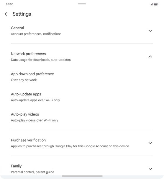 Press Auto-update apps. Press Auto-update apps.