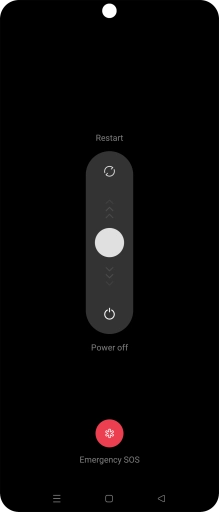 Press and drag the circle downwards. Press and drag the circle downwards.