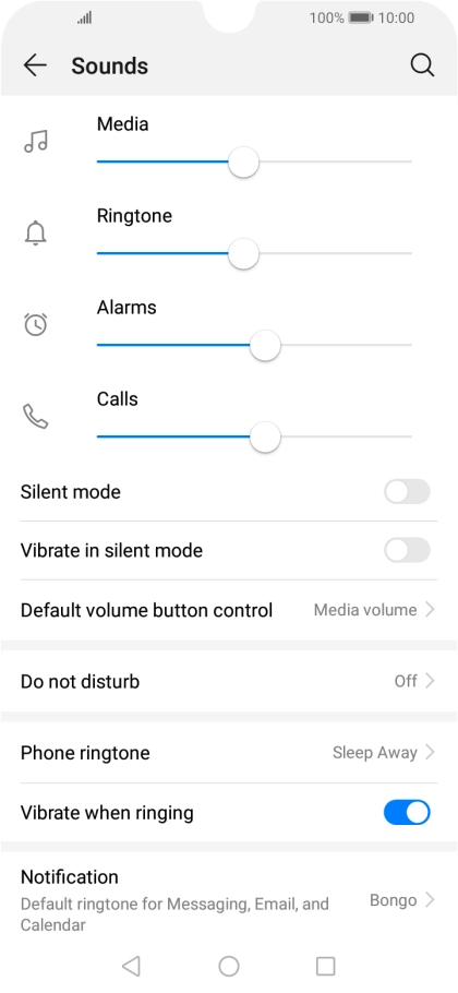 Press the Home key to return to the home screen. Press the Home key to return to the home screen.