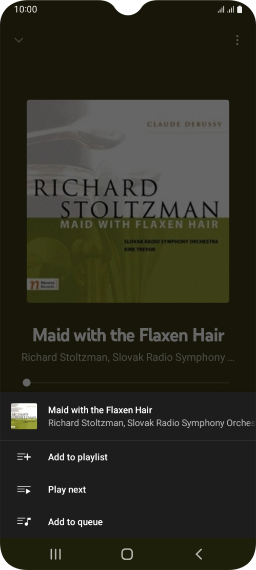Press Add to playlist. Press Add to playlist.