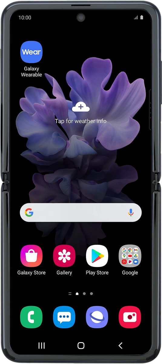 On your phone: Press Galaxy Wearable. On your phone: Press Galaxy Wearable.