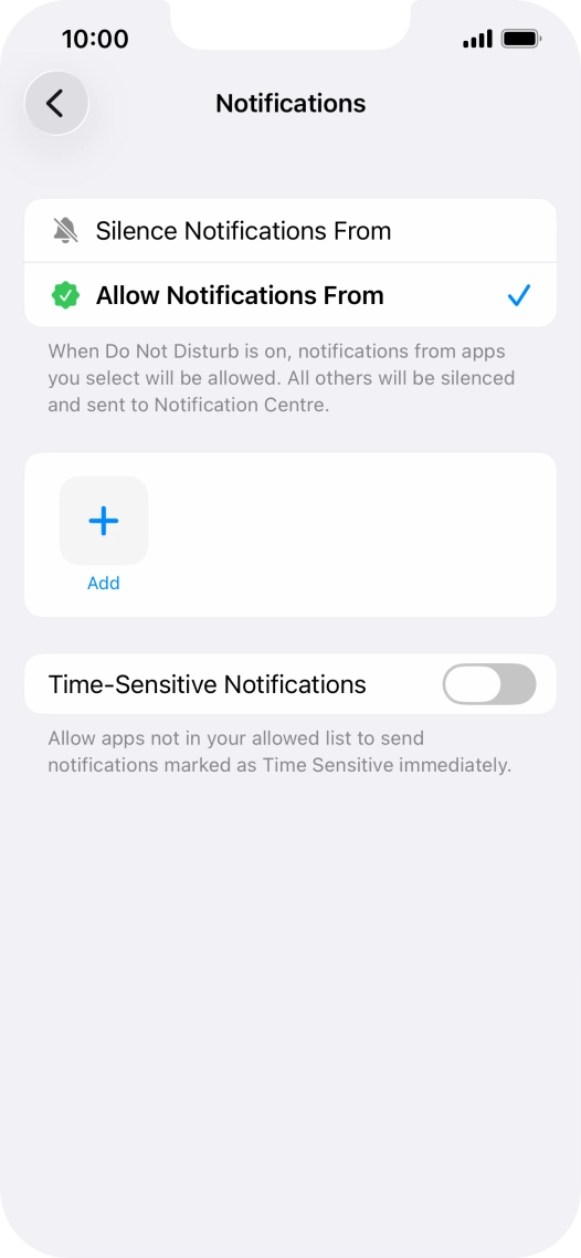 Press the indicator next to Press the indicator next to