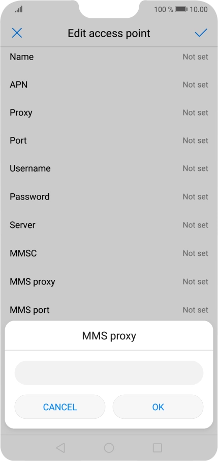 Key in 149.254.201.135 and press OK. Key in 149.254.201.135 and press OK.