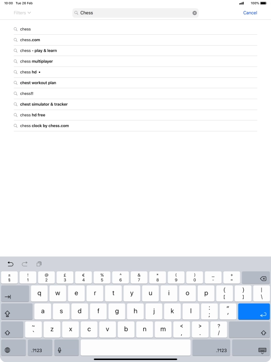Key in the name or subject of the required app and press enter. Key in the name or subject of the required app and press enter.
