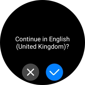 Press the confirm icon. Press the confirm icon.