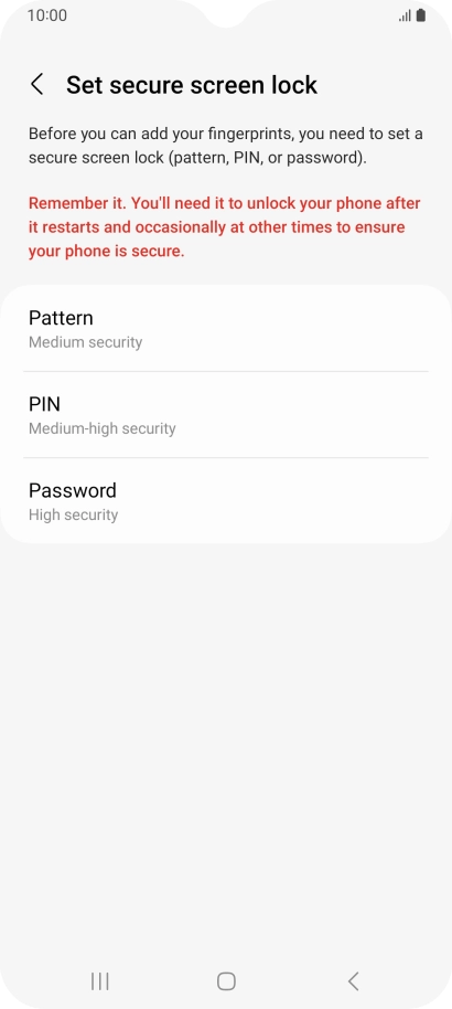 Press the required phone lock code and follow the instructions on the screen to create an additional phone lock code. Press the required phone lock code and follow the instructions on the screen to create an additional phone lock code.
