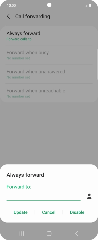 Press Disable. Press Disable.