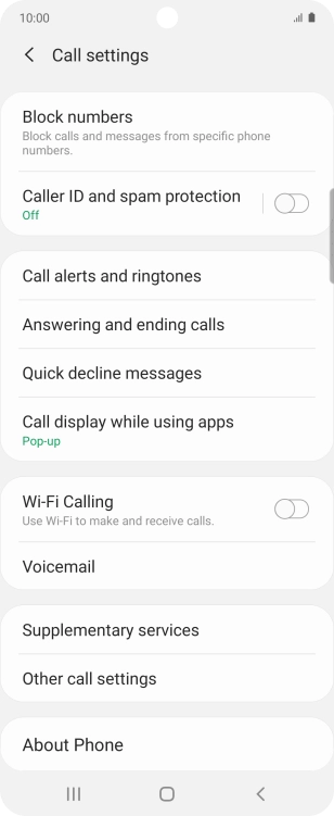 Press the indicator next to Press the indicator next to