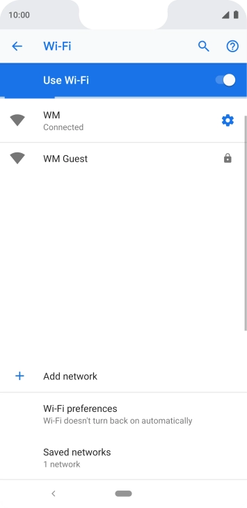 Press the Home key to return to the home screen. Press the Home key to return to the home screen.