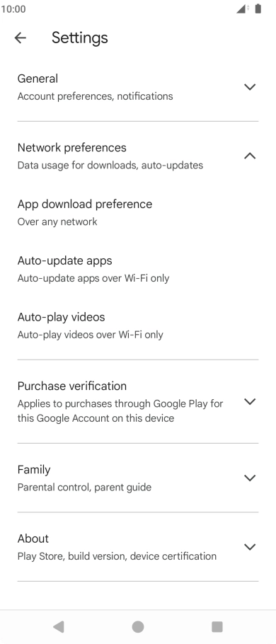 Press Auto-update apps. Press Auto-update apps.