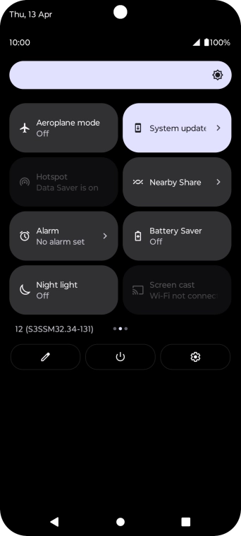 Press Battery Saver to turn on the function. Press Battery Saver to turn on the function.