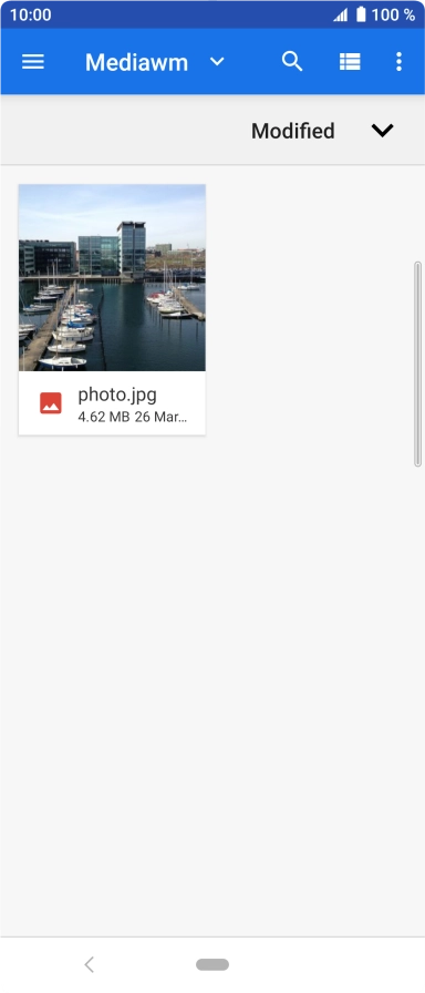 Press the required picture. Press the required picture.