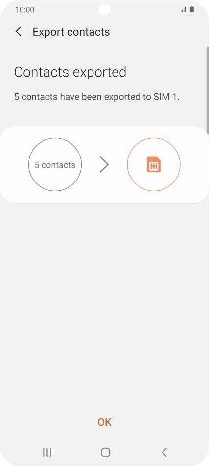 Press OK. Press OK.