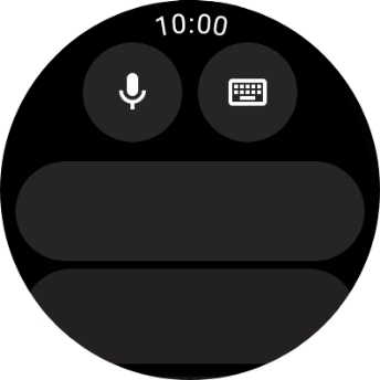 Press the microphone icon and say the required destination. Press the microphone icon and say the required destination.