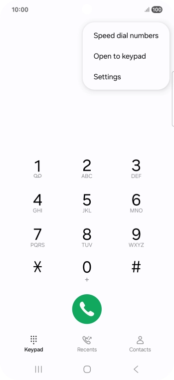 Press Settings. Press Settings.