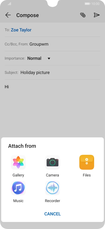 Press Files and go to the required folder. Press Files and go to the required folder.