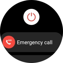 Press the power off icon. Press the power off icon.