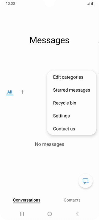 Press Settings. Press Settings.