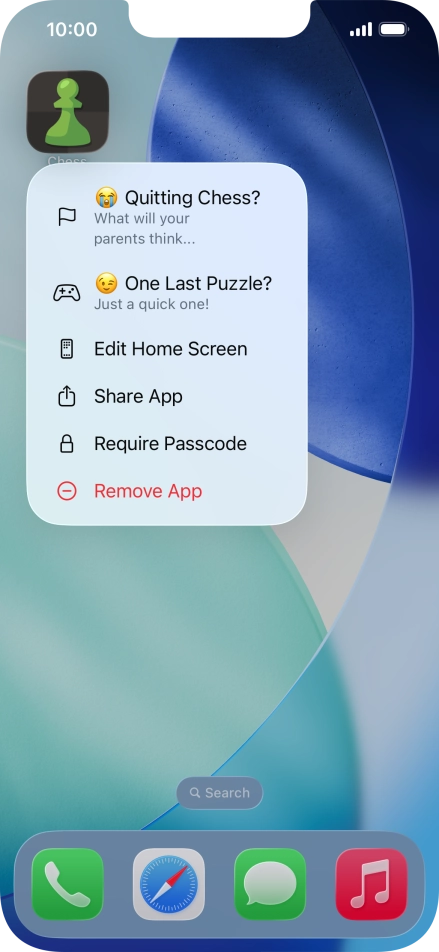 Press Require Passcode. Press Require Passcode.