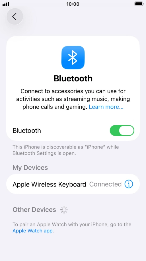 Press the Home key to return to the home screen. Press the Home key to return to the home screen.