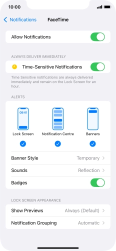 Press the indicator next to Press the indicator next to