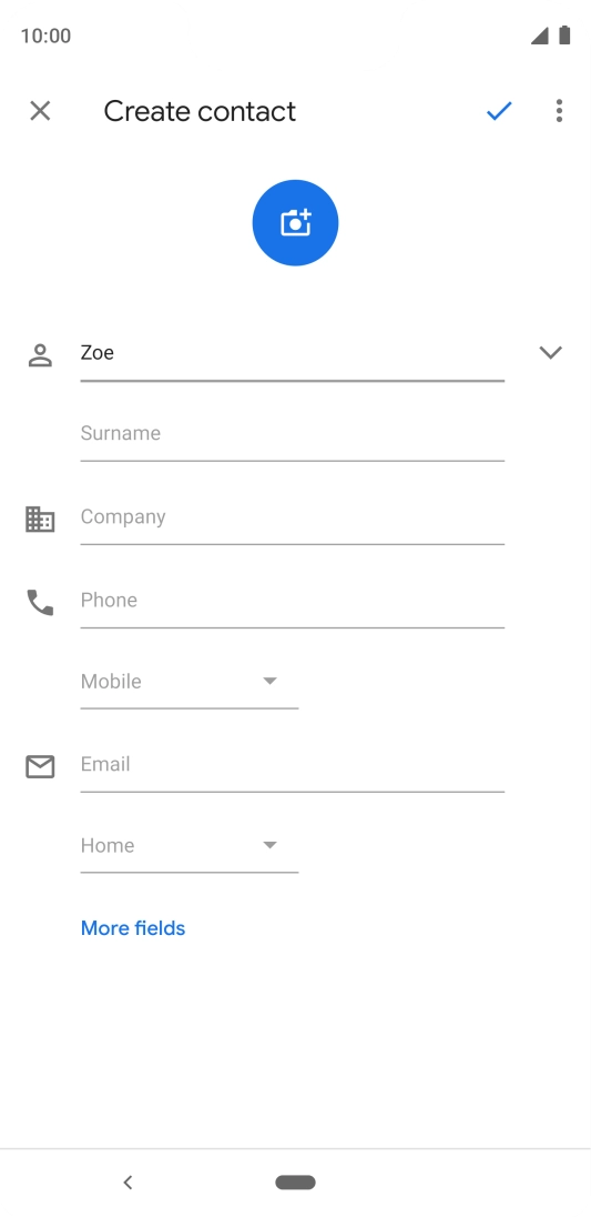 Press Surname and key in the required last name. Press Surname and key in the required last name.