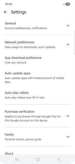 Press Auto-update apps. Press Auto-update apps.