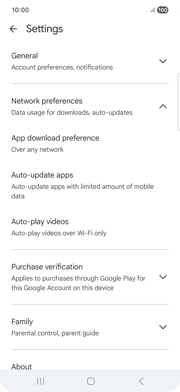 Press Auto-update apps. Press Auto-update apps.