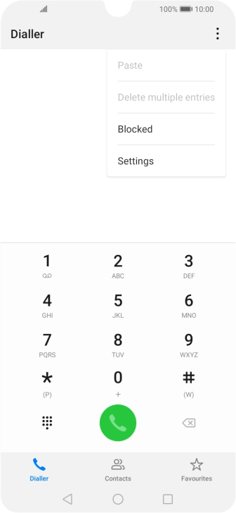 Press Settings. Press Settings.