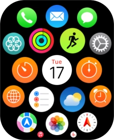 Press the message icon. Press the message icon.