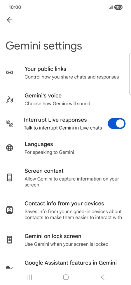 Follow the instructions on the screen to select the required settings. Follow the instructions on the screen to select the required settings.