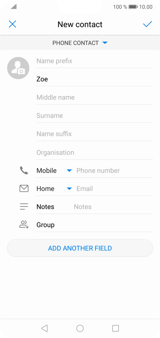 Press Surname and key in the required last name. Press Surname and key in the required last name.