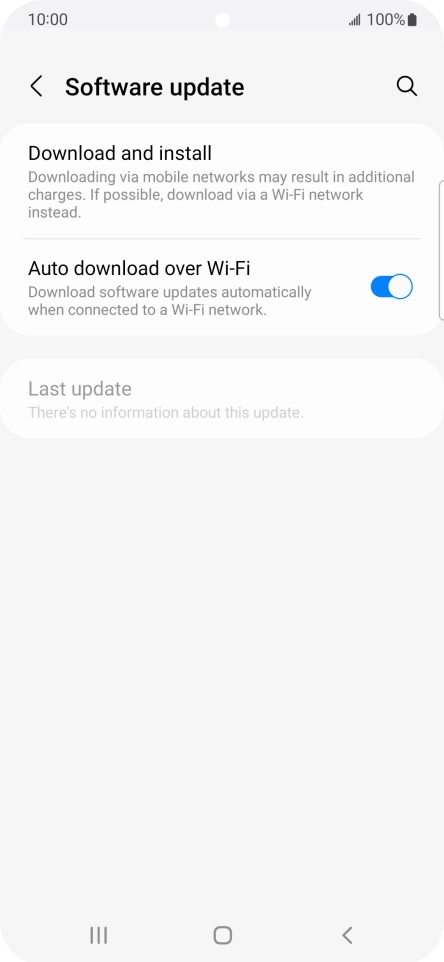 Press Download and install. If a new software version is available, it's displayed. Follow the instructions on the screen to update the phone software. Press Download and install. If a new software version is available, it's displayed. Follow the instructions on the screen to update the phone software.