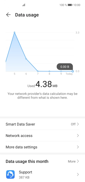 Press Network access. Press Network access.