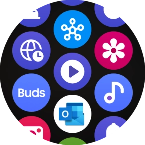 Press the music player icon. Press the music player icon.