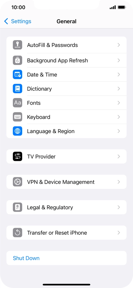 Press Transfer or Reset iPhone. Press Transfer or Reset iPhone.