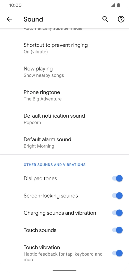 Press Phone ringtone. Press Phone ringtone.