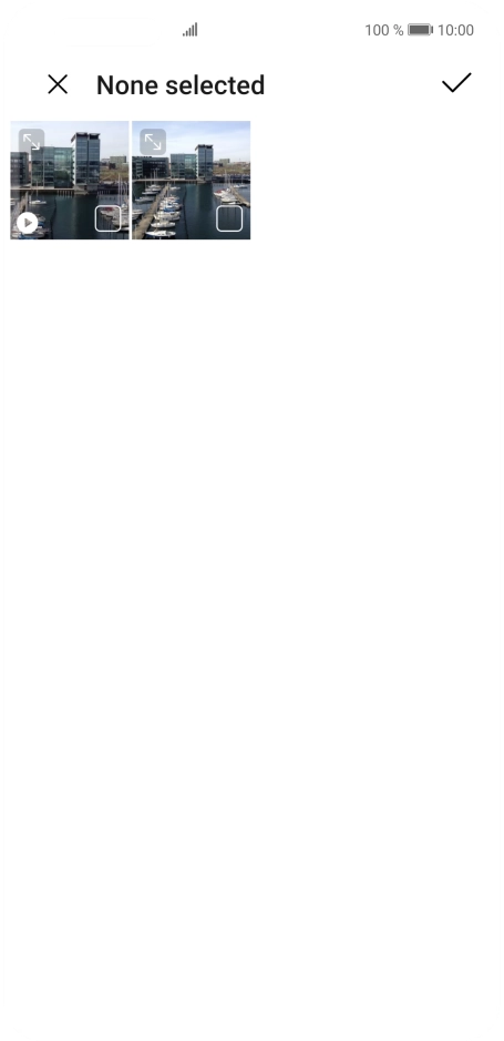 Press the required picture. Press the required picture.