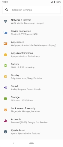 Press Apps & notifications. Press Apps & notifications.