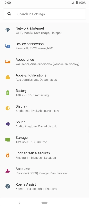 Press Apps & notifications. Press Apps & notifications.