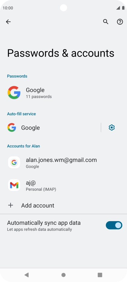 Press the Home key to return to the home screen. Press the Home key to return to the home screen.