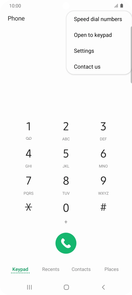 Press Settings. Press Settings.