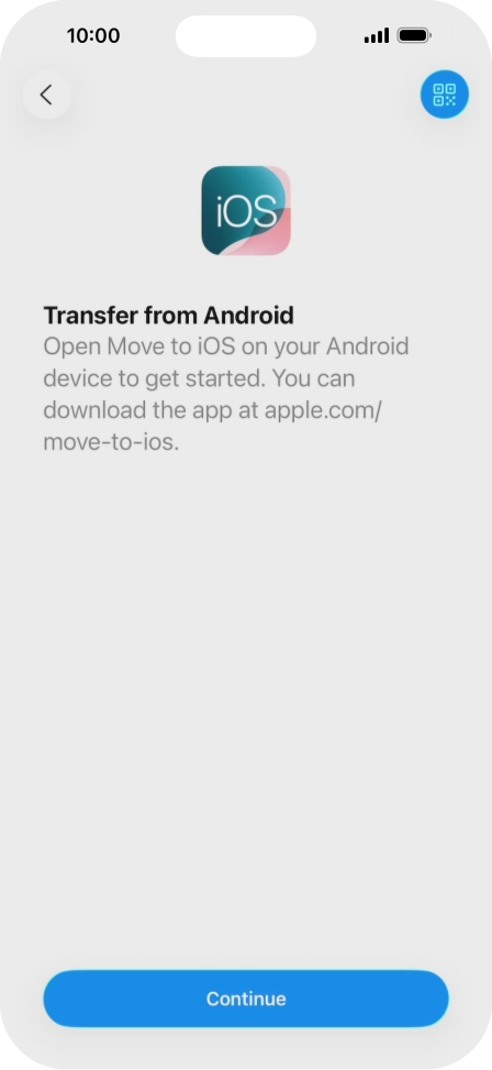 To transfer content to your phone, you need to install the app To transfer content to your phone, you need to install the app