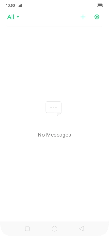 Press the settings icon. Press the settings icon.